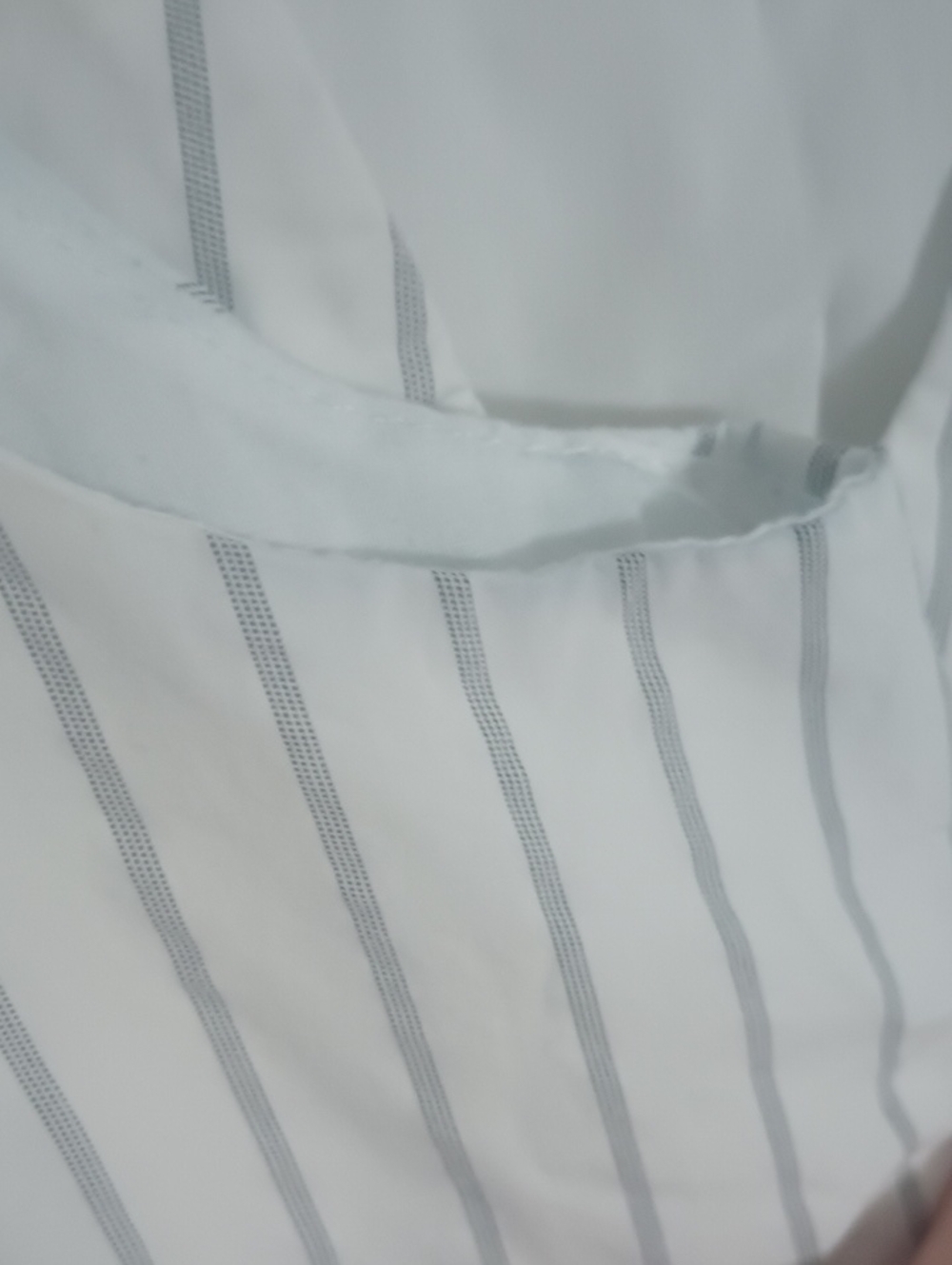 Zara White Pinstripe Tie-back Vest - Picture 10 of 10